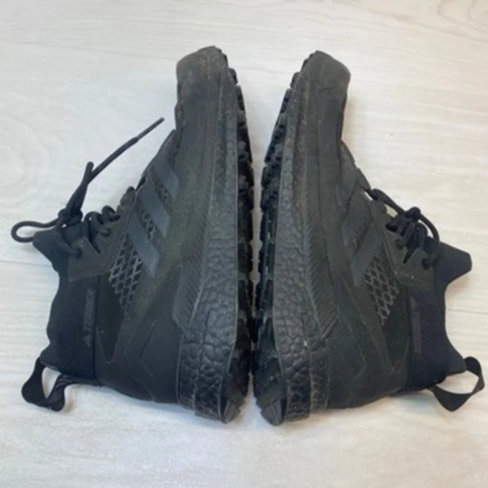 Adidas Mens 8 Terrex Free Hiker GTX Hiking Boots Black Gore-Tex Boost GZ0355